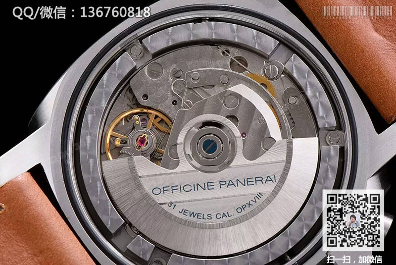 PANERAI沛纳海限量珍藏款系列PAM00286小牛皮表带机械腕表